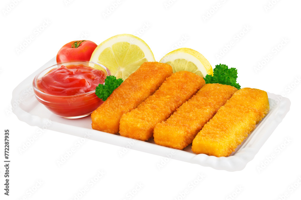 Fischst bchen Und Hintergrund Transparent PNG Cut Out Fish Sticks And 