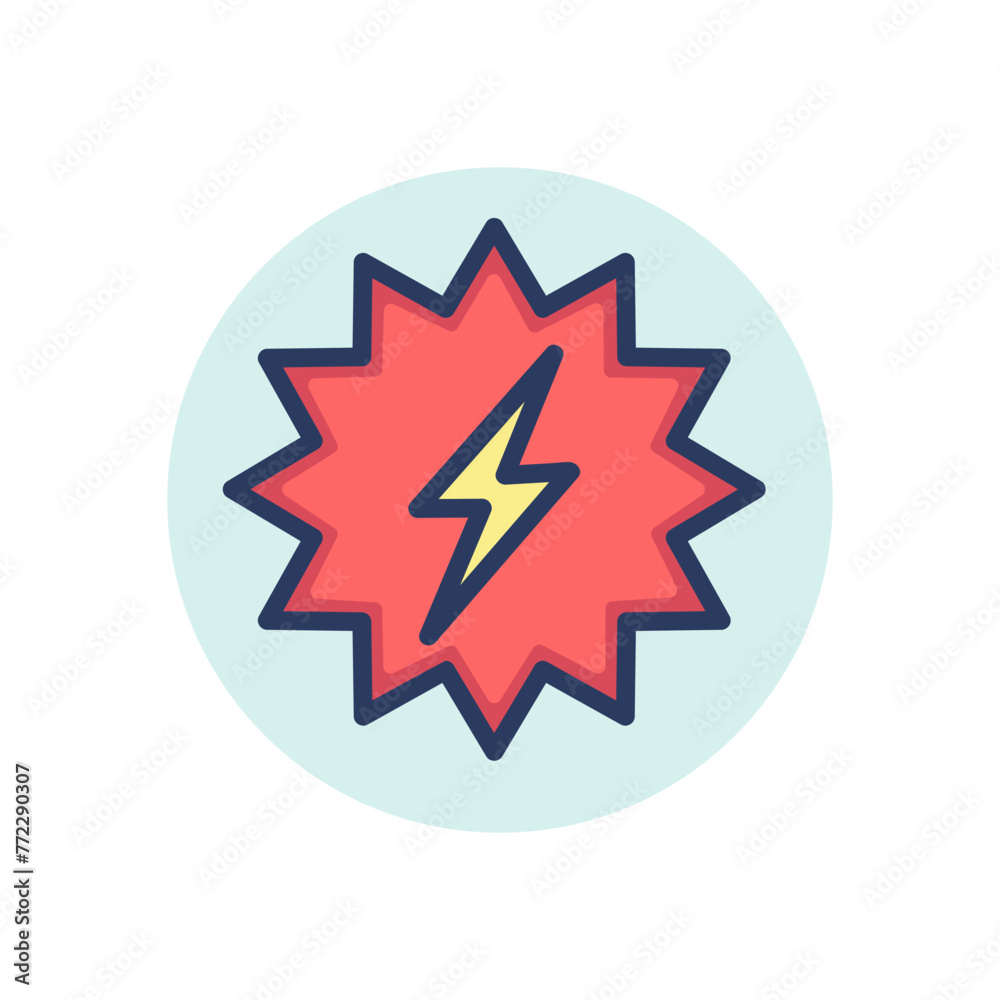 Electronic flash thin line icon. Light, night, shot outline sign. Image editing and photo correction concept. Vector illustration symbol element for web design and apps Electronic flash thin line icon. Light, night, shot outline sign. Image editing and photo correction concept. Vector illustration symbol element for web design and apps