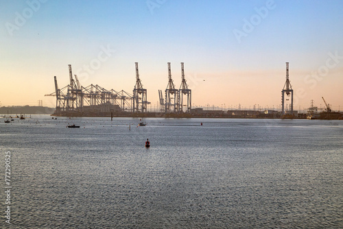 Cranes at Southampton port