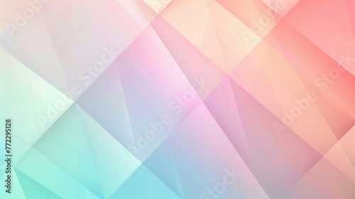 Pastel Geometric Polygonal Background with Vibrant Gradient Hues