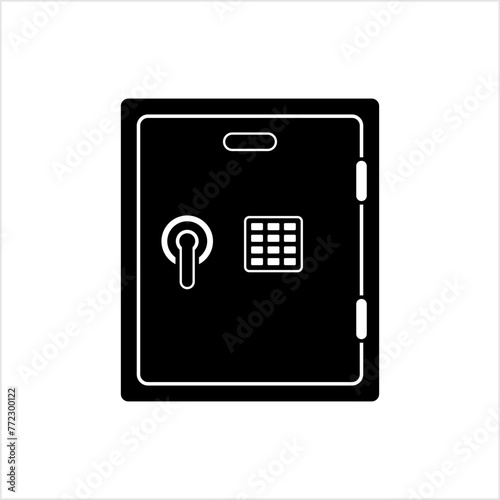 Money Safe Vault Icon, Security Vault Icon