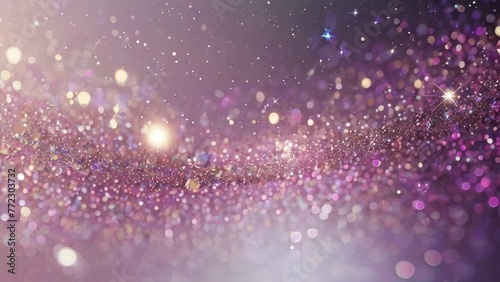 a pink glitter texture abstract banner background Abstract blur and bokeh effect background