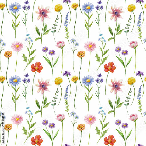 seamless floral pattern © MariiaMart