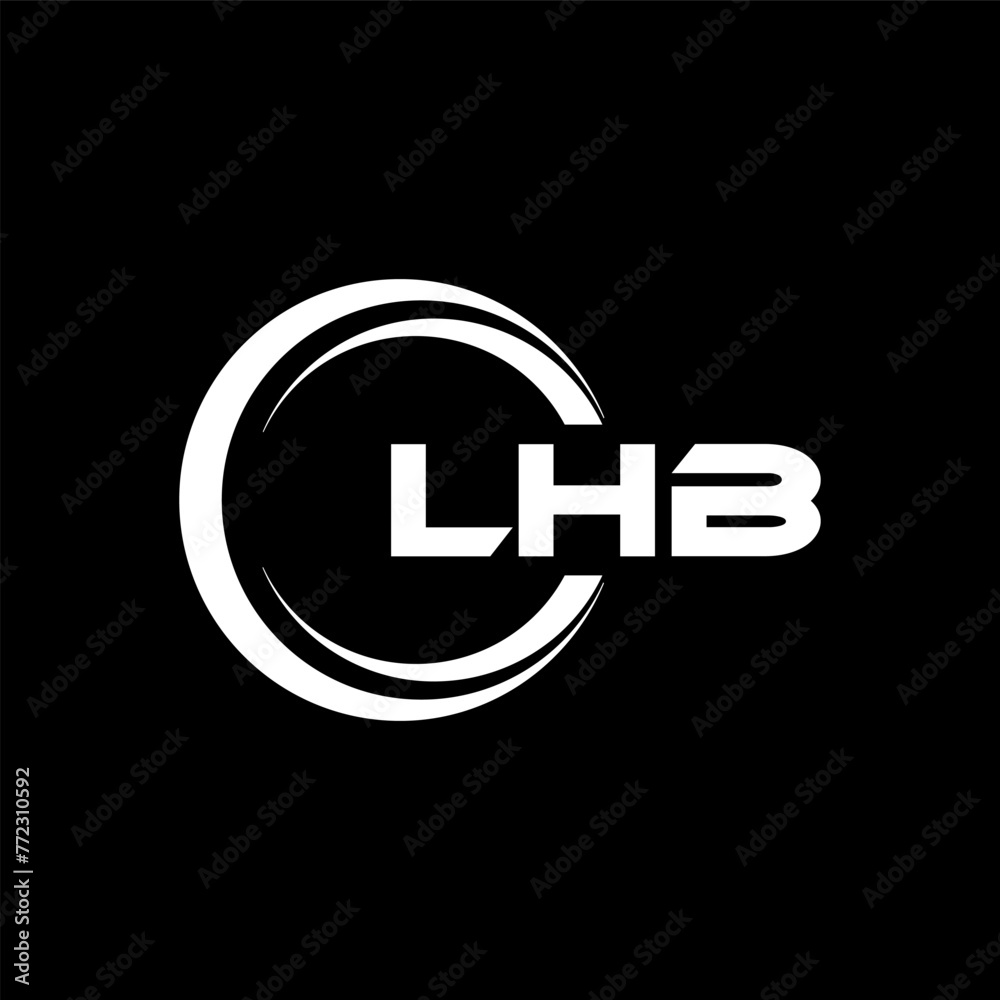 LHB letter logo design in illustration. Vector logo, calligraphy designs for logo, Poster, Invitation, etc. LHB letter logo design in illustration. Vector logo, calligraphy designs for logo, Poster, Invitation, etc.
