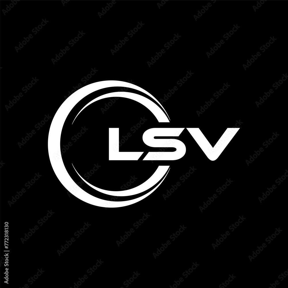 LSV letter logo design in illustration. Vector logo, calligraphy designs for logo, Poster, Invitation, etc. LSV letter logo design in illustration. Vector logo, calligraphy designs for logo, Poster, Invitation, etc.