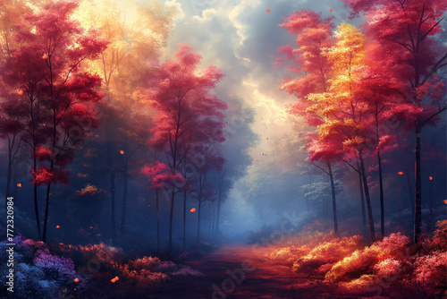 Awesome colorful Brush HD background