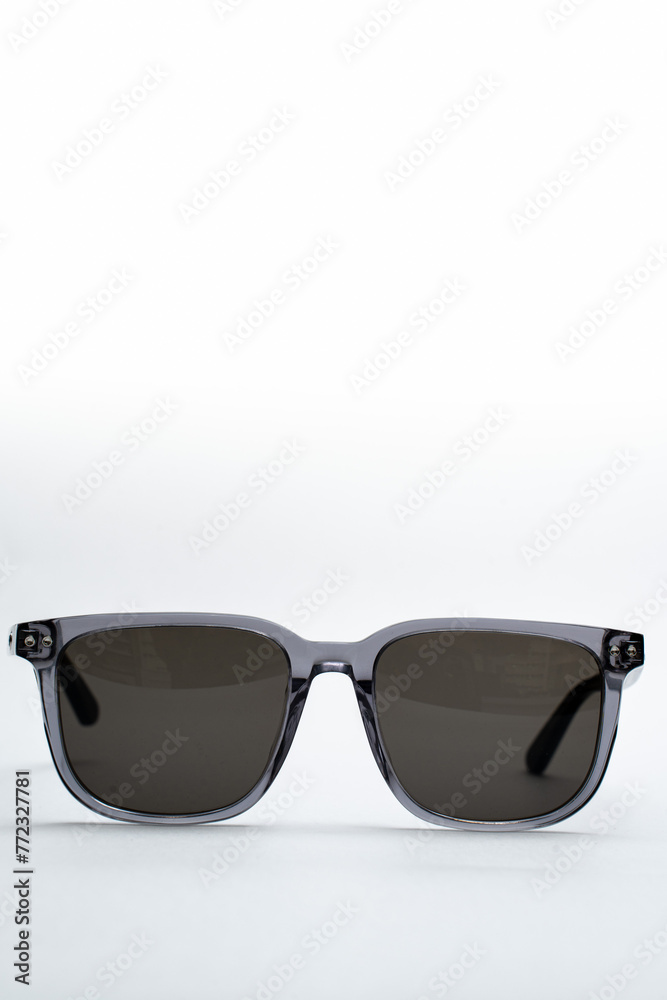 sunglasses on white background