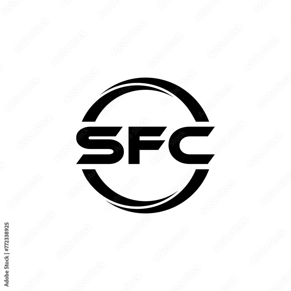 SFC letter logo design in illustration. Vector logo, calligraphy designs for logo, Poster, Invitation, etc. SFC letter logo design in illustration. Vector logo, calligraphy designs for logo, Poster, Invitation, etc.