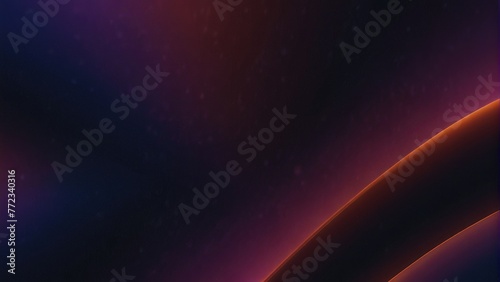 Cosmic Harmony Purple, Orange, Black, and Dark Blue Grainy Gradient Background, Noise Texture Abstract Header Poster Large Banner Design, Featuring Copious Copy Space