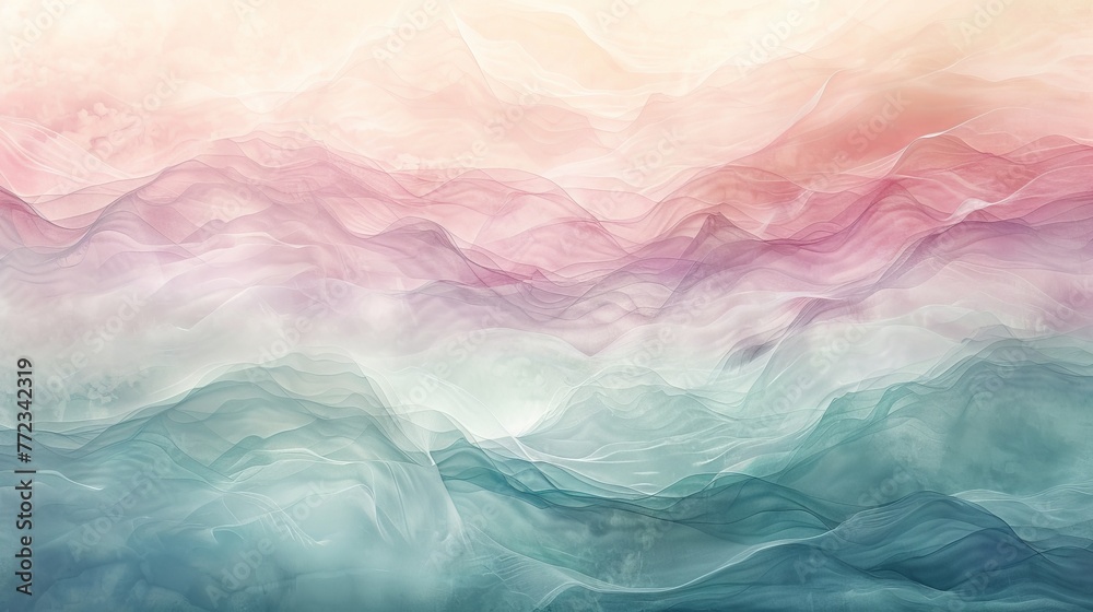 A smooth gradient of pastel colors flowing like a serene river, interspersed with gentle ripples and subtle textures. A smooth gradient of pastel colors flowing like a serene river, interspersed with gentle ripples and subtle textures.