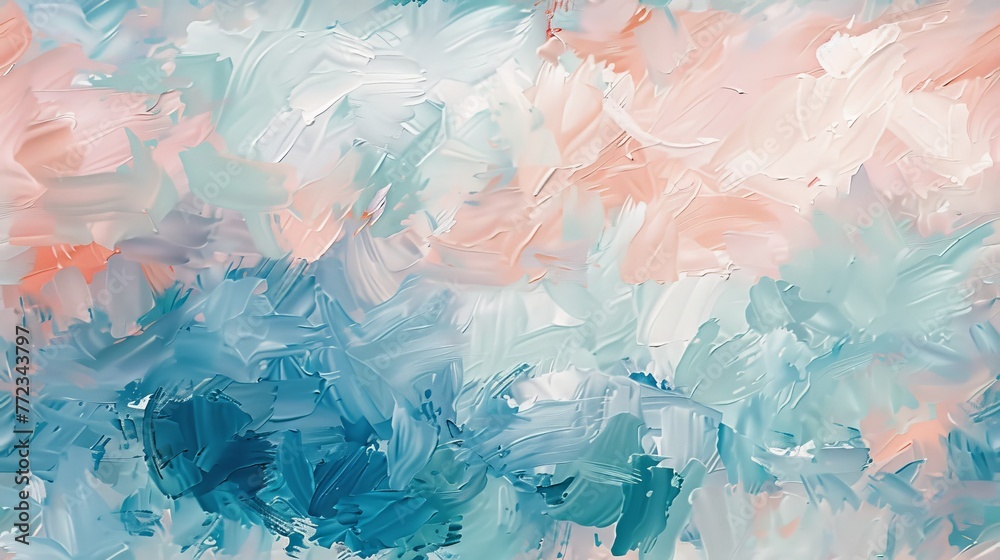 The texture is gently painted using a brush, with strokes of pastel colors that give an abstract and calming effect. Suitable for calm website backgrounds, beauty product branding