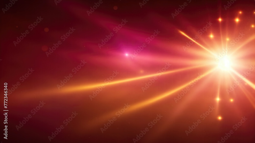 Asymmetric Maroon light burst, rays of lights on dark Maroon background with the color of yellow, golden sparkling and bokeh Asymmetric Maroon light burst, rays of lights on dark Maroon background with the color of yellow, golden sparkling and bokeh