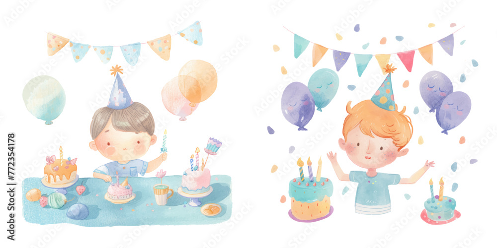 cute kid birthday celebration cute kid birthday celebration