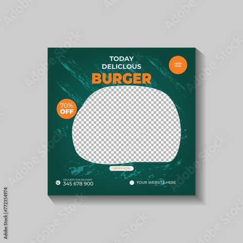 BURGER SOCIL MEDIA POST TAMPLATE