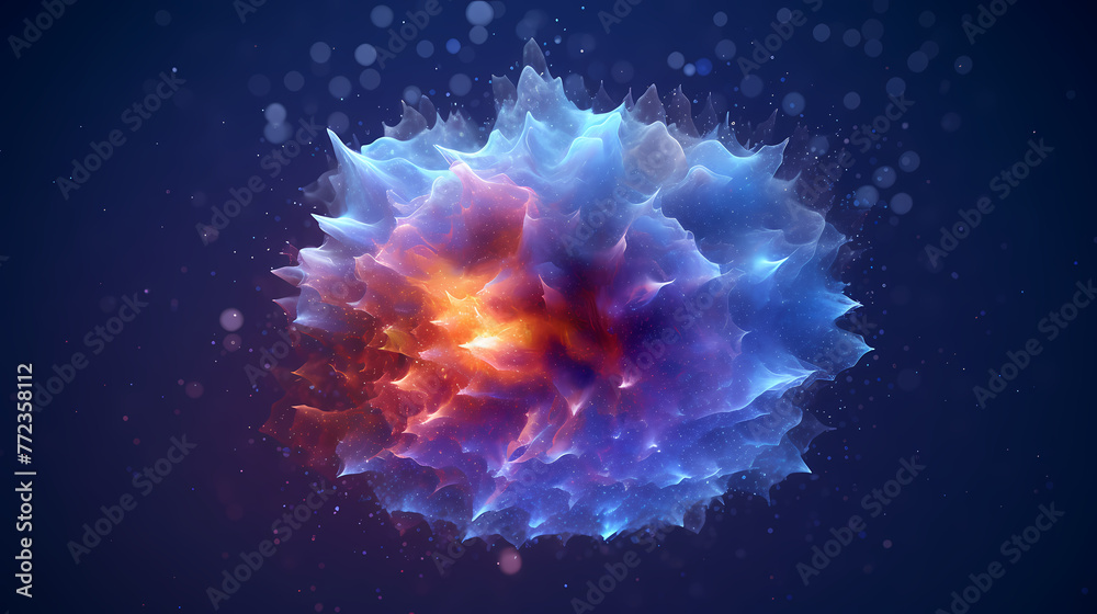 Obraz premium Abstract particle background