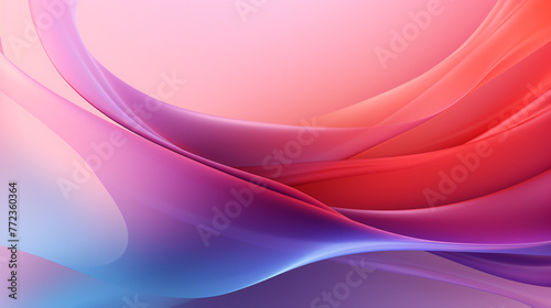 Abstract Gradient Background with Delicate Waves , Generate AI