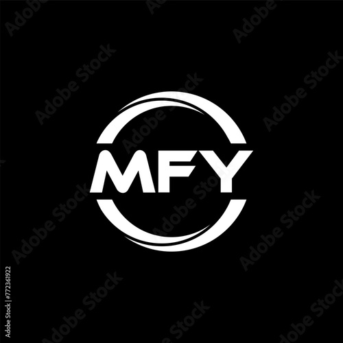 MFY Letter Logo Design, Inspiration for a Unique Identity. Modern Elegance and Creative Design. Watermark Your Success with the Striking this Logo.