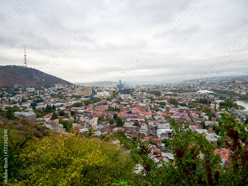 The beautiful view of tbilisi town city, Georgia.