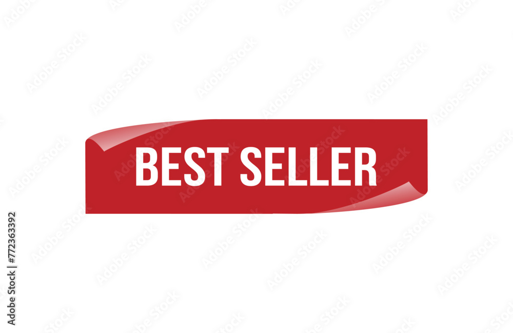 Best seller red ribbon label banner. Open available now sign or best seller tag. Best seller red ribbon label banner. Open available now sign or best seller tag.