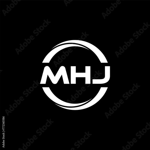 MHJ Letter Logo Design, Inspiration for a Unique Identity. Modern Elegance and Creative Design. Watermark Your Success with the Striking this Logo.