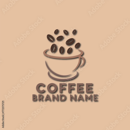 Coffee, coffee shop logo template design