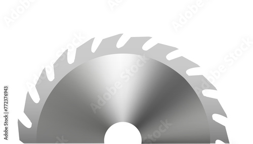 Round metal circular saw blade