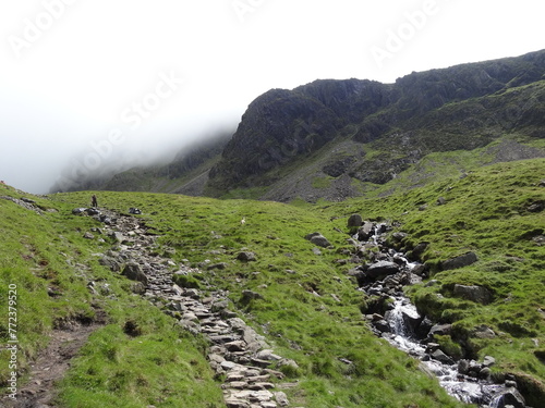 Scaffell pike in the lake distrcit photo