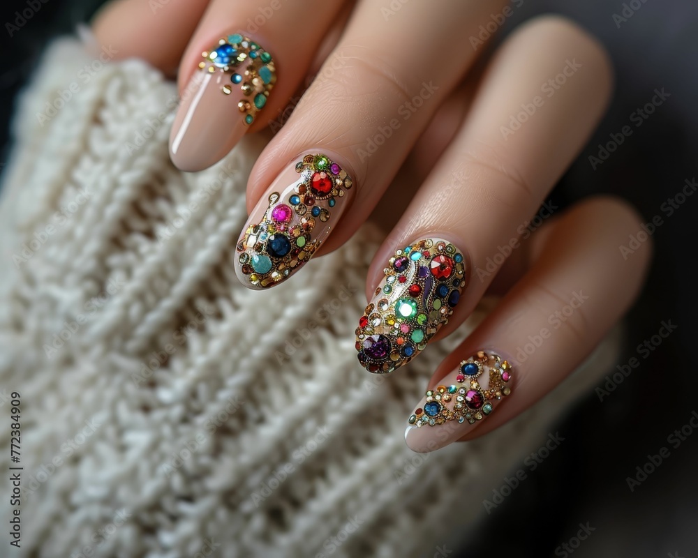 Nail art as self-care, therapeutic beauty, mindfulness in application Nail art as self-care, therapeutic beauty, mindfulness in application