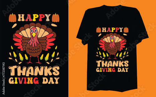 t shirt design concept. This is my thanksgiving t-shirt design. thankful for my little turkeys. happy thanksgiving day.
