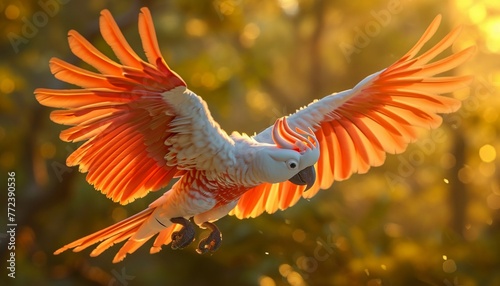 red winged macaw