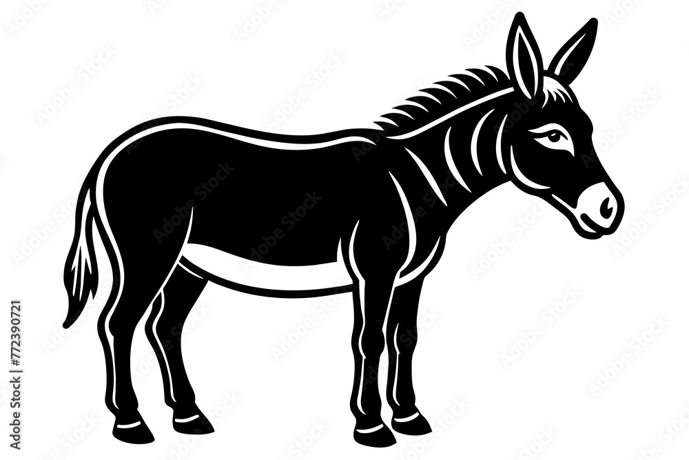 donkey-icon-vector-illustration