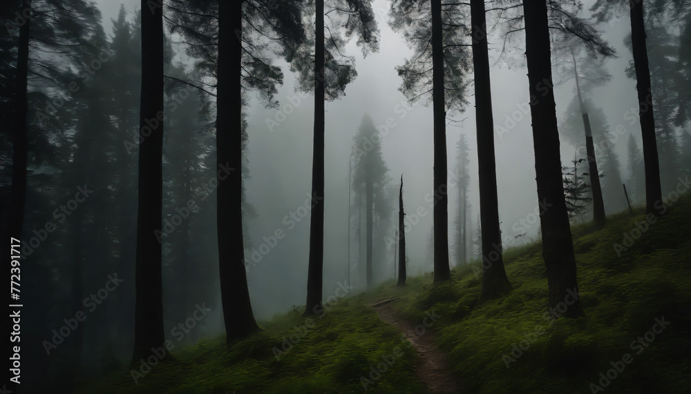 fog in the forest