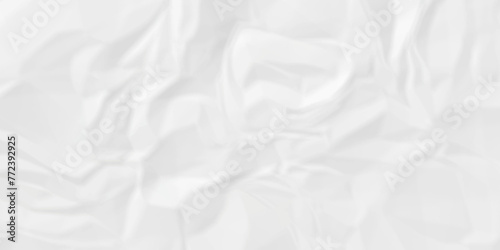 	
White wrinkly backdrop paper background. panorama grunge wrinkly paper texture background, crumpled pattern texture. paper crumpled texture. white fabric crushed textured crumpled.
