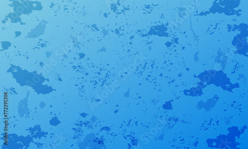 Abstract blue gradient grunge background.