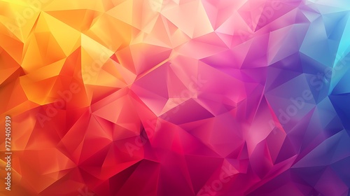 dynamic insignificant colorful polygonal background