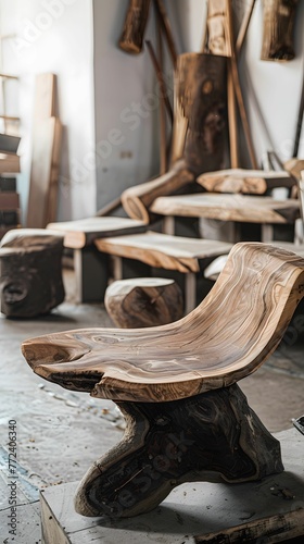 Handcrafted furniture studio visit, bespoke living spaces, artisanal luxury