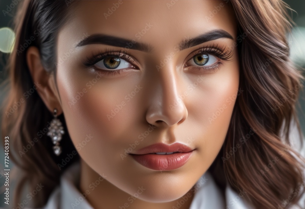 A Portrait Of Breathtakingly Gorgeous, Exotic, Beautiful Woman.
A Portrait Of Breathtakingly Gorgeous, Exotic, Beautiful Woman.