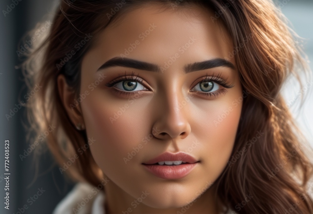 A Portrait Of Breathtakingly Gorgeous, Exotic, Beautiful Woman.
A Portrait Of Breathtakingly Gorgeous, Exotic, Beautiful Woman.
