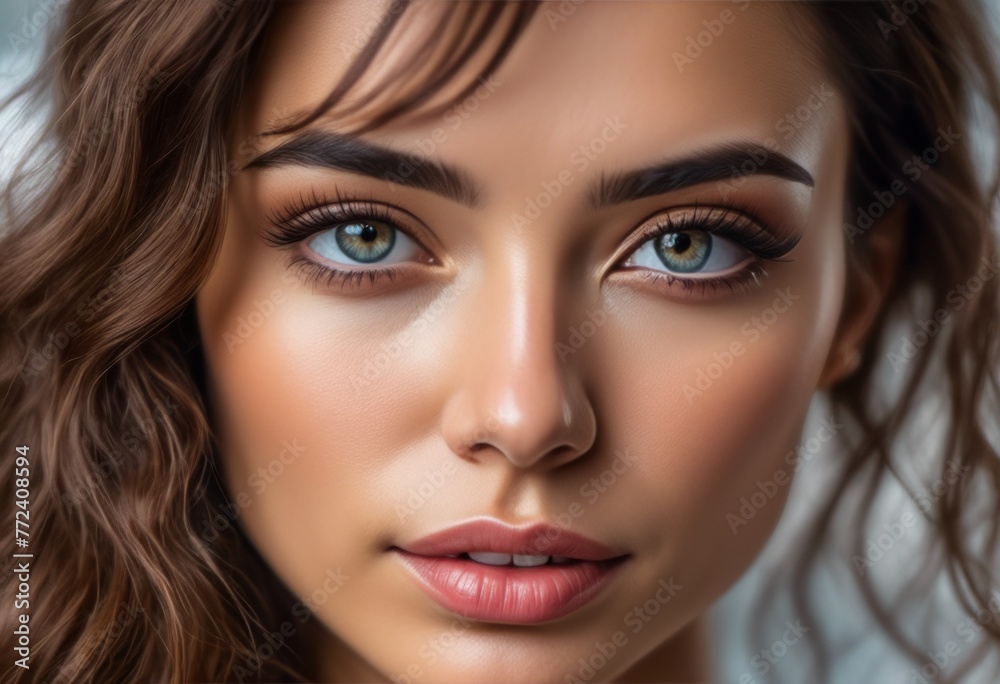 A Portrait Of Breathtakingly Gorgeous, Exotic, Beautiful Woman.
A Portrait Of Breathtakingly Gorgeous, Exotic, Beautiful Woman.