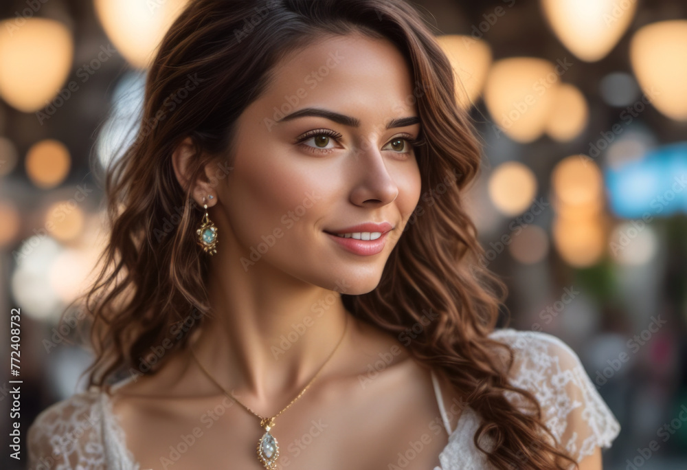 A Portrait Of Breathtakingly Gorgeous, Exotic, Beautiful Woman.
A Portrait Of Breathtakingly Gorgeous, Exotic, Beautiful Woman.
