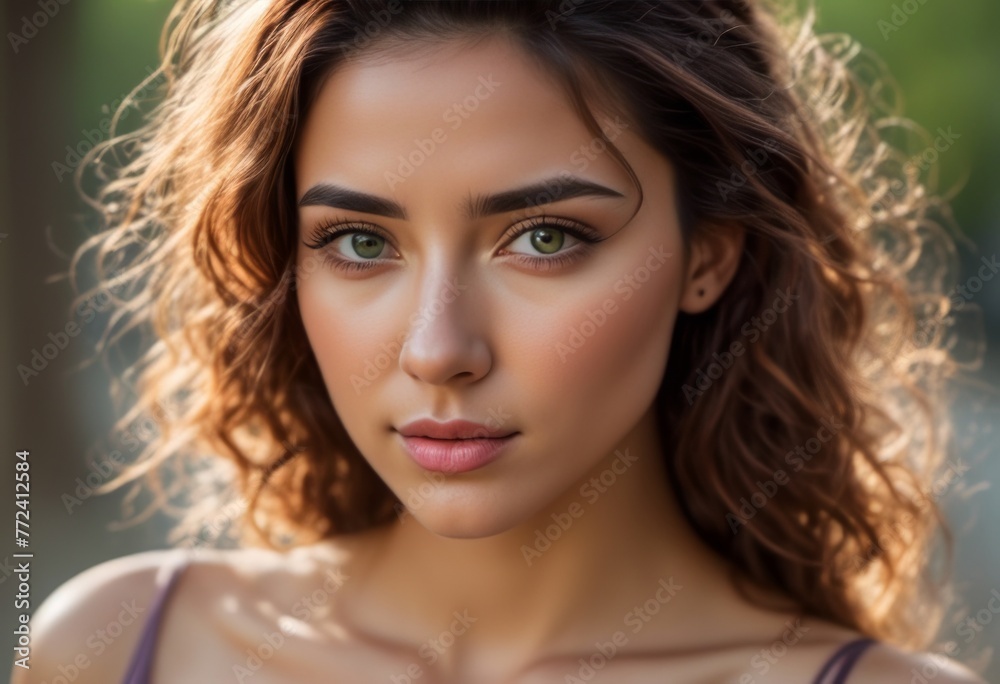 A Portrait Of Breathtakingly Gorgeous, Exotic, Beautiful Woman.
A Portrait Of Breathtakingly Gorgeous, Exotic, Beautiful Woman.