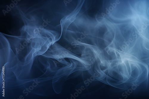 Ethereal Colorful smoke fog. Texture vapour. Generate Ai