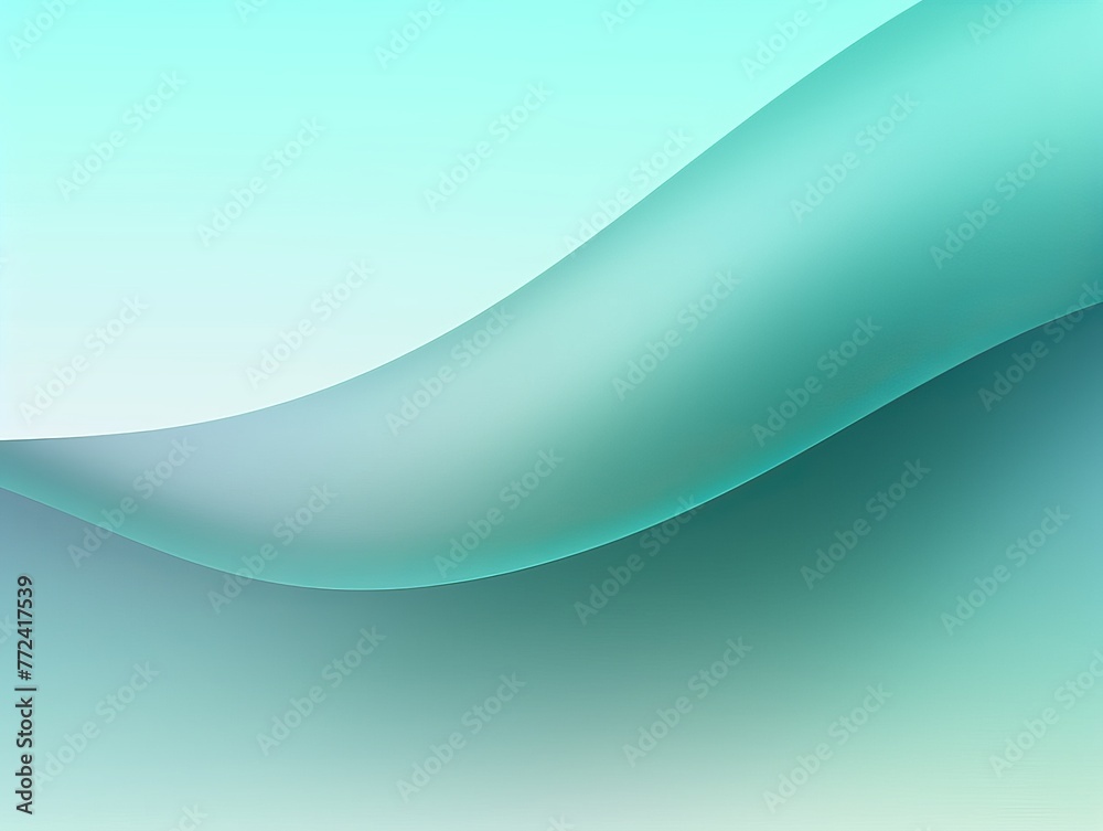 Obraz premium Turquoise abstract gradient background