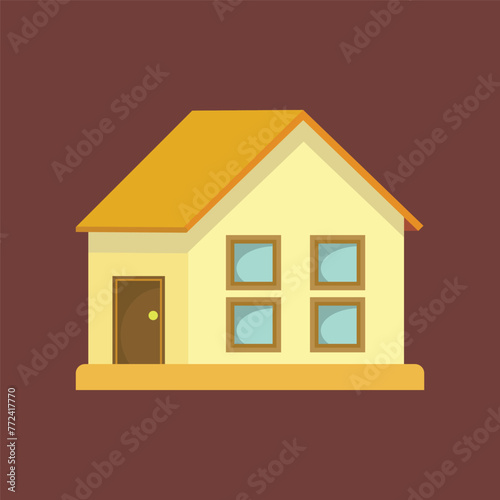 Vector house and illustration abstract design