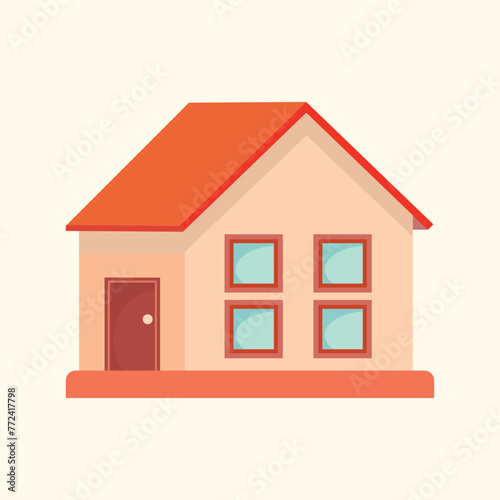 Vector house and illustration abstract design