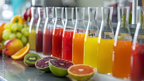 fruit juice in glass