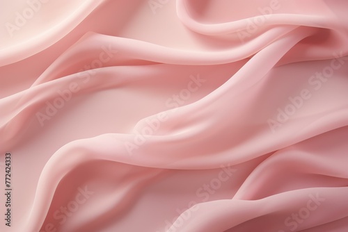 Blushing Soft pink fabric. Cloth material fashion. Generate Ai