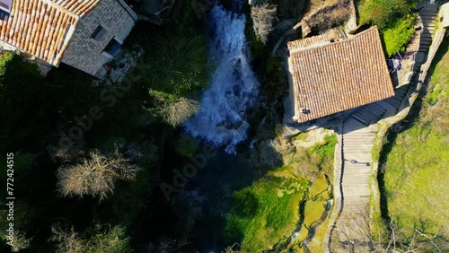 The most beautiful village in Spain Orbaneja del Castillo photo
