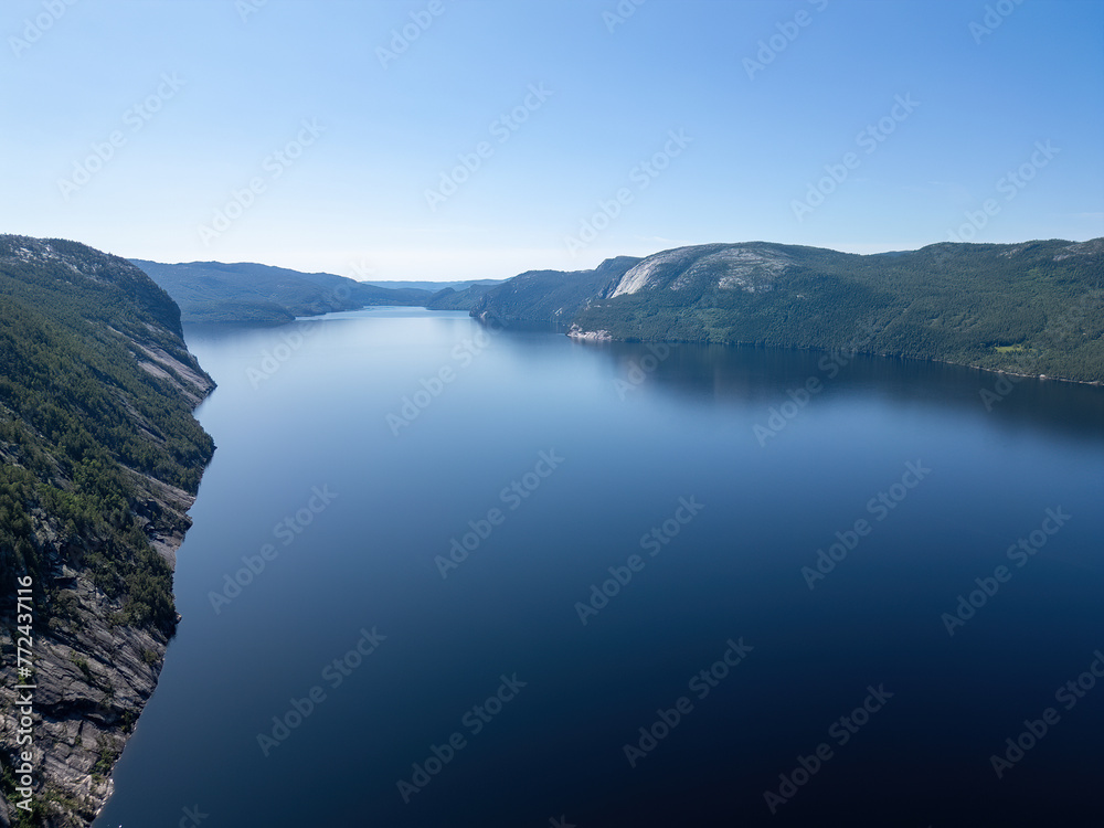 Lake with Alpine panorama in Norway Lake with Alpine panorama in Norway