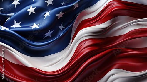 USA patriotic background, Bright color photo